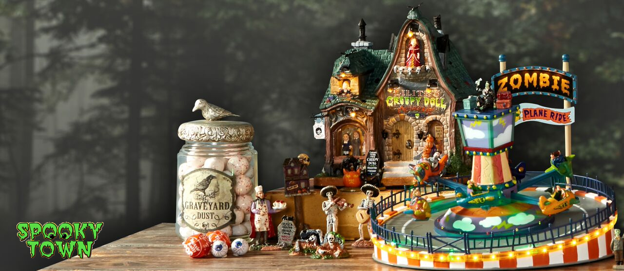 Lemax Spooky Town Halloween Village Collection