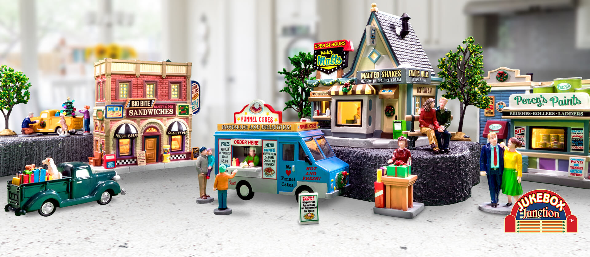 Lemax Jukebox Junction Village Collection