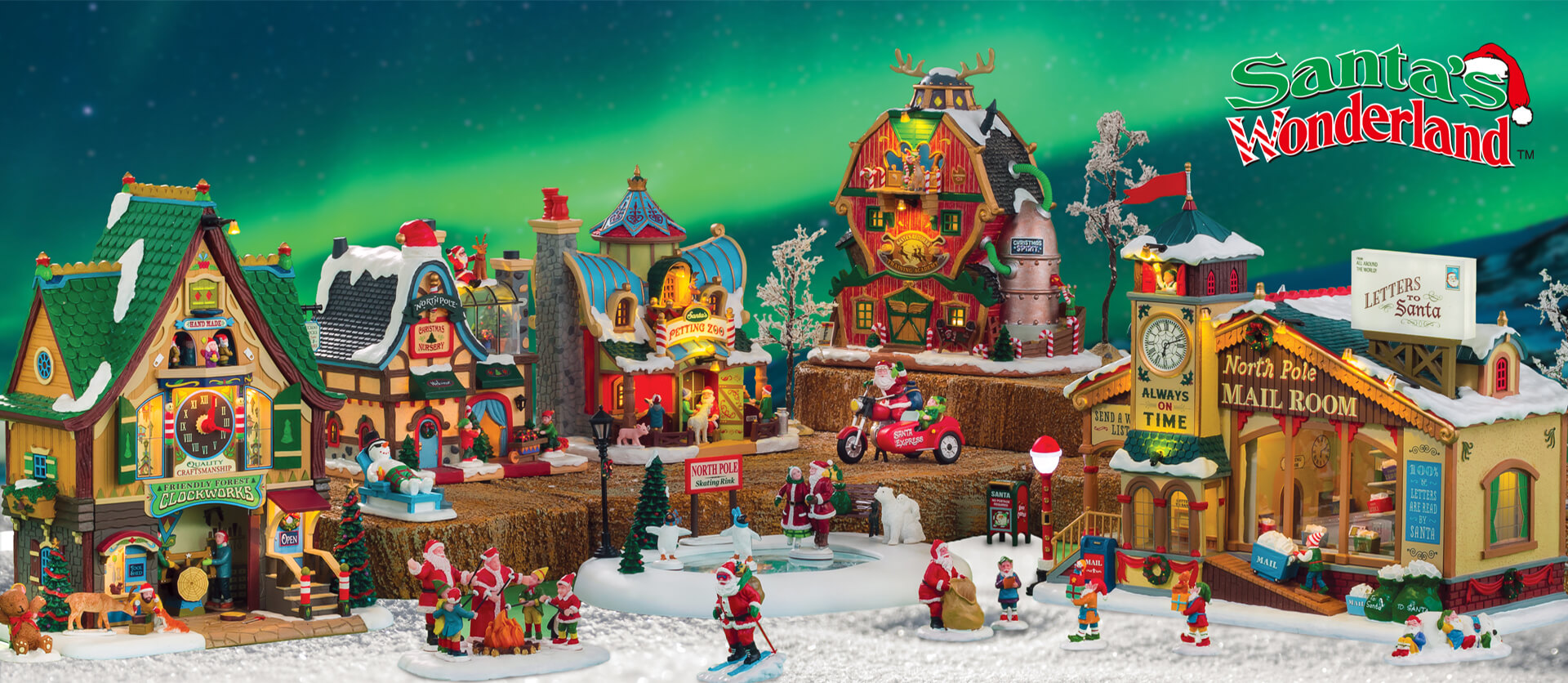 Lemax santa s wonderland figurines