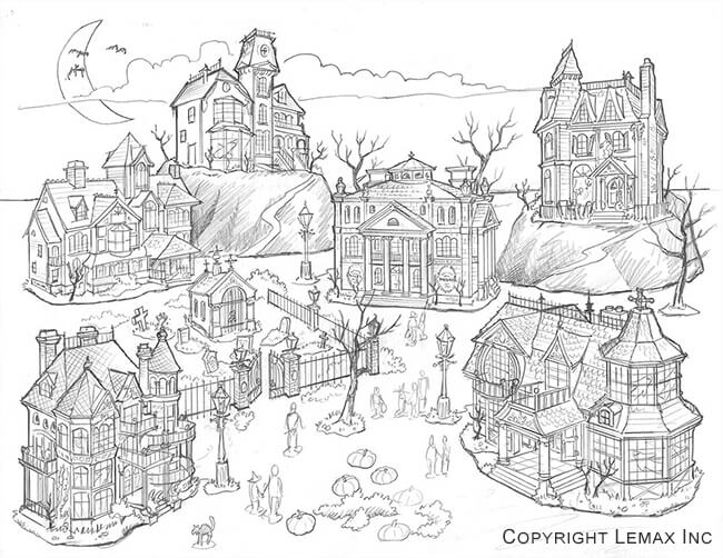 Lenox Halloween Village 2022