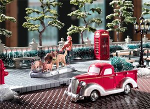 Navidad 979 modelismo Lemax-accesorios Dog Park Station miniaturas